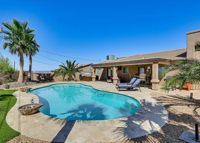 Hot Tub & 4 Mi To Boat Ramp! Havasu Escape *